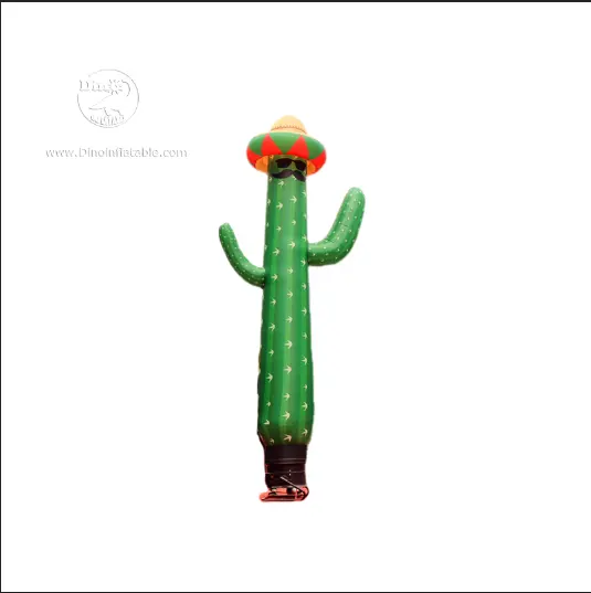 Intéressant Gonflable Gonflable Air Cactus Jouet Ciel Tube Vert Danseur Bienvenue Danse Air Star Pour La Publicité