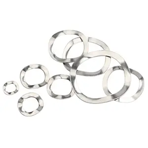 Wholesale High Quality 304 Stainless Steel Wave Spring Washer Curved Waveform Washer M3-M20 Wave Washer Flat Gasket