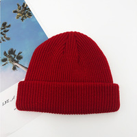 Vente en gros de bonnets d'hiver personnalisés, bonnet en tricot 100% acrylique
