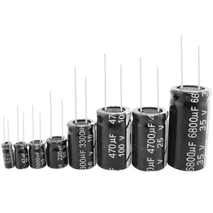 제조 가격 250V 22UF 10*17mm 4700Uf 120V 알루미늄 전해 커패시터