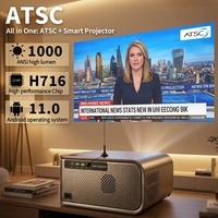 Projecteur intelligent 8K 30000 Lumens Android Vidéo HD Films mobiles MP4 Projecteurs d'extérieur Équipement de divertissement TV numérique DVB-T2
