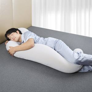 Almohada de maternidad inflable en forma de C de espuma viscoelástica para madres embarazadas-Masaje terapéutico y comodidad para mejorar el sueño - Product Image 2