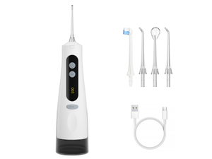 <span class=keywords><strong>Irrigador</strong></span> Bucal Portátil Mini con 3 Modos Ajustables, Resistente al Agua IPX7, Recargable por USB-C, Tanque Desmontable de 300 ml - Product Image 2