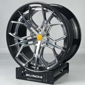 Bku ล้อขอบคาร์บอนไฟเบอร์2ชิ้นสำหรับ <span class=keywords><strong>Porsche</strong></span> taycan <span class=keywords><strong>Panamera</strong></span> Cayenne 20 21 22นิ้วขอบล้อคาร์บอนไฟเบอร์ล้อ5x112 - Product Image 6