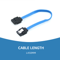 Kabel Sata Kecepatan Tinggi 3.0 Kabel Data 45Cm Kabel Sata 7P untuk Komputer