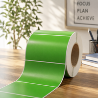Rouleaux d'étiquettes adhésives 50x25mm en papier thermique, imperméables, autocollants pour étiquettes de prix de détail, impression personnalisée de logo, faible MOQ