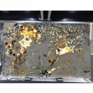 Marbre translucide naturel, pierre de luxe, décoration intérieure, fond de mur, sol poli pour villa, hôtel - Product Image 2