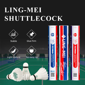 ลูกขนไก่ LING-MEI 90PRO (12 ลูก) ได้รับการรับรองจาก BWF คุณภาพพรีเมียม - ทางเลือกที่ดีที่สุดสำหรับลูกขนไก่รุ่น EG1130 ระดับคลับ เกรด 1 ขนห่าน - Product Image 5