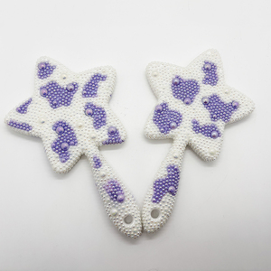 Perla Bling ciao gattino forma stella ciglia Extension controllo specchietti per il trucco specchietto per l'ispezione con manico - Product Image 2