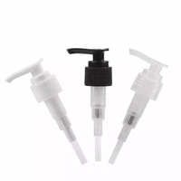 Flacon en plastique PET 150 ml pour soins personnels de salle de bain, noir et blanc, avec bouchon pompe à vis, rechargeable, pour shampoing et produits corporels