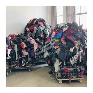 Top 3 Factory 10KG 20KG 25KG Bolsa de trapos industriales colores mezclados camiseta trapos Algodón Textil Residuos Tela de algodón reciclada