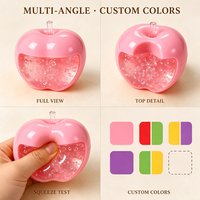 Jouet Squishy Pomme en TPR à Montée Lente, Anti-Stress, Jouet Sensoriel à Presser, Cadeau pour Enfants, Adolescents et Adultes, Vente en Gros