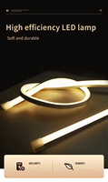 Lukisan dinding, lampu rusa LED modern mewah model jam digital Dekorasi seni dinding ruang tamu