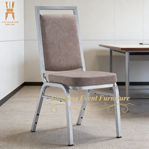 Chaise en métal de banquet de dos carré de vente chaude pour la <span class=keywords><strong>réception</strong></span> de restaurants d'événement de salles à manger d'hôtel de banquet - Product Image 3