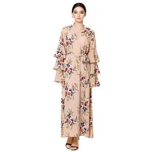 Plus-size Fashion Arab Muslim Dubai Saudi Malaysia Vintage Women's Robe Long Dress Ethnic Clothing Daster