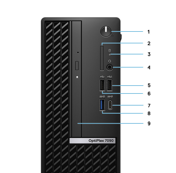 Original Dells Optiplex 7090 MT Mini Tower Desktop I7-11700 256GB SSD Hard Drive16GB RAM