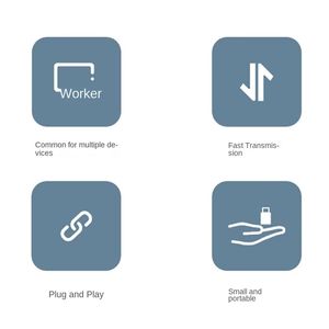 Adaptateur USB Type-C Femelle vers USB 3.0 Mâle, prend en charge la conversion de charge rapide - Product Image 4
