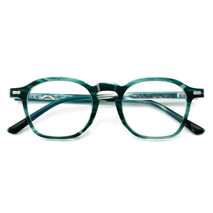 Gafas Redondas de Acetato de Color Retro MS YL65005 para Mujer, Monturas de Alta Calidad con Logotipo y <span class=keywords><strong>Lentes</strong></span> Fotocromáticas Personalizadas, <span class=keywords><strong>Lentes</strong></span> Premium - Product Image 3