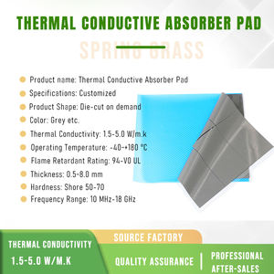 Absorbeur RF à dissipation thermique Absorbeur électromagnétique thermiquement conducteur Feuille absorbante d'<span class=keywords><strong>onde</strong></span> pour médical - Product Image 2