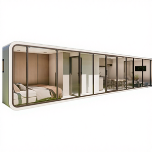 <span class=keywords><strong>Maison</strong></span> préfabriquée en conteneur Cymdin Apple Cabin, petite <span class=keywords><strong>maison</strong></span> moderne pour usage hôtelier, <span class=keywords><strong>construction</strong></span> en panneaux sandwich - Product Image 1