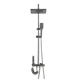 Серая квадратная Алюминиевая душевая кабина для квартиры и больниц - Product Image 5