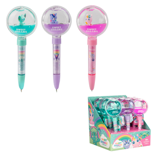 Penna con decorazione acquatica e statuetta Sweet Dreams Friends - Product Image 1