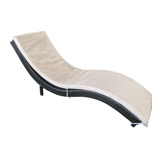 Chaise longue en rotin synthétique <span class=keywords><strong>pliable</strong></span> contemporaine personnalisée, résistante aux UV, résistante aux intempéries, moderne, pour <span class=keywords><strong>jardin</strong></span> extérieur - Product Image 2
