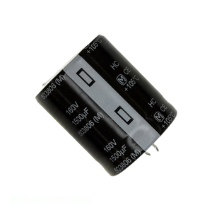 Condensateur à montage en surface (SMD) EET-HC2C152KA, 1500 µF, 20 %, 160 V, à travers trou, en aluminium, pour canal fabricant - Product Image 1