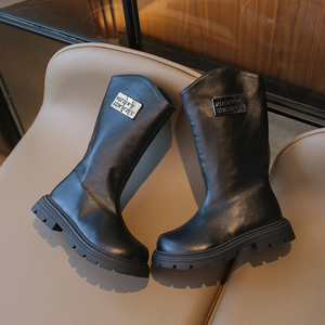 Botas de Invierno para Niñas, Estilo Princesa, Color Sólido, con Etiqueta en Inglés - Product Image 2