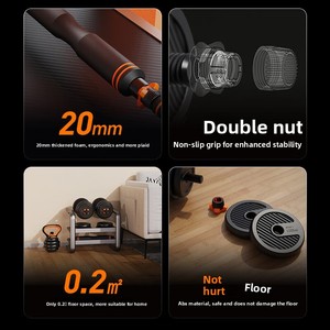Set 3-in-1 di Manubri e Kettlebell Regolabili in PE, Produzione Cinese, Peso Staccabile, Impugnatura Antiscivolo, per Palestra Domestica - Product Image 2
