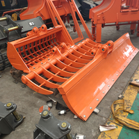 Lames de niveleuse manuelle pour excavatrice de 20 tonnes, accessoires mécaniques