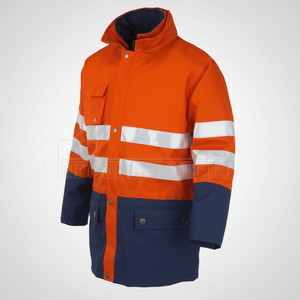 Valdizziea Chaqueta De Seguridad Reflectante Dos Tonos Triple Uso AV Ropa - Product Image 1