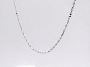 Premium Intricate Braided White Pt950 Fine <b>Rope</b> <b>Chain</b> Necklace Unisex Timeless Luxury Platinum Jewelry - Product Image 6