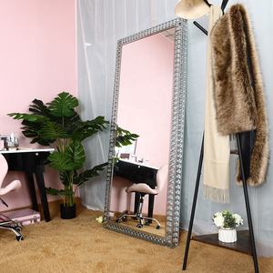 Espejo de Cuerpo Entero para Tocador con Marco Cuadrado de Cristal y Luz Led con Atenuación por Control <span class=keywords><strong>Remoto</strong></span> - Product Image 5