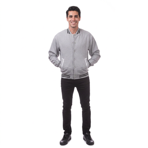 Veste universitaire en satin noir et marron de qualité supérieure, veste de baseball, veste de collège, veste universitaire personnalisée pour équipe, veste de baseball pour homme - Product Image 1
