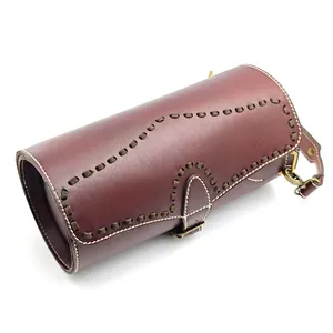 Factory Custom Fashion Luxury Bottle Holder Water Leather Bottle Carrier Wine Bottle Carrying Case