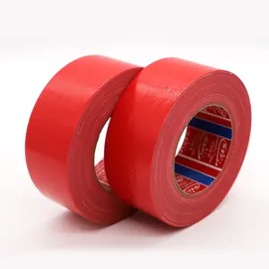 Red Black Yellow White Blue Color Waterproof Gaffer Floor Duct Cloth Tape