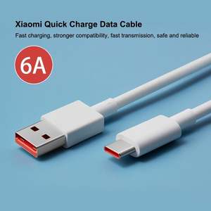 สาย6A Xiaomi USB-Type-C, สายชาร์จเทอร์โบชาร์จ usbc สำหรับ Tipo <span class=keywords><strong>Mi</strong></span> <span class=keywords><strong>12</strong></span> <span class=keywords><strong>11</strong></span> 10 PRO Ultra <span class=keywords><strong>Lite</strong></span> redmi K40 Pro Note10 - Product Image 3