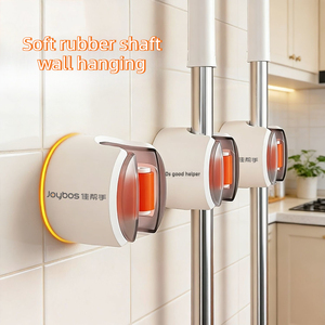 Supporto per Mop JOYBOS con Gancio in Gomma Morbida <span class=keywords><strong>da</strong></span> Parete, Adesivo Forte sul Retro della Porta, Alta Capacità di Carico - Product Image 2