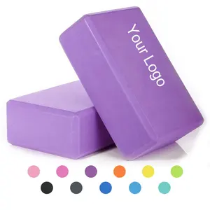 Премиум EVA пенопластовые блоки легкие кирпичи для йоги OEM ваш логотип экологически чистый кирпич для йоги