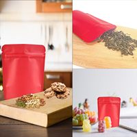 Sachet Doypack Bleu Mat Personnalisé Anti-humidité Qualité Alimentaire en Aluminium Composite pour Bonbons et Emballages Plastiques