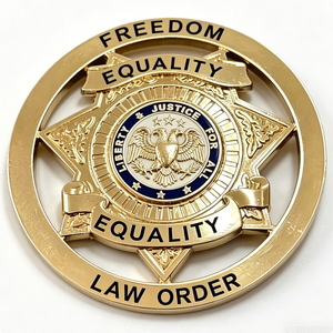 Badge d'Élite Personnalisé en Alliage de Zinc Émaillé Doux et Texturé, Vente Chaude, Prix de Gros Usine - Product Image 2