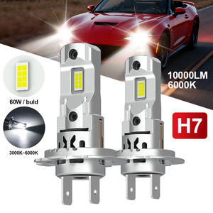 Светодиодная фара Gview <span class=keywords><strong>H7</strong></span>, лампа CSP, 7035 чип, вентилятор охлаждения H8 H1 9005 H4 8000lm, светодиодная фара, лампа <span class=keywords><strong>H7</strong></span>, легкое в установке, автомобильное светодиодное освещение - Product Image 1