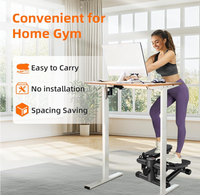 Steppers d'Escalier en Tête de Vente, Équipement d'Exercice à Domicile Réglable, Stepper Aérobique, Mini Stepper Fitness pour Exercice à la Maison