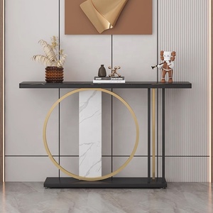 <span class=keywords><strong>Table</strong></span> <span class=keywords><strong>console</strong></span> moderne de luxe pour salon, salle à manger, chambre à coucher, hôtel, maison, salle de bain, appartement, conception simple et extensible pour un usage central - Product Image 4