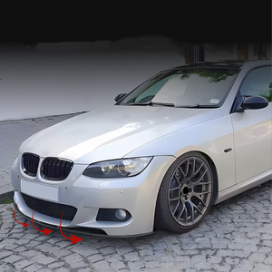 Kit carrosserie M Sport en gros d'usine, nouveau style, noir brillant, spoiler MP, séparateur de pare-chocs avant pour <span class=keywords><strong>BMW</strong></span> Série 3 <span class=keywords><strong>E92</strong></span> E93 2006-2013 - Product Image 3