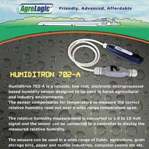 Nouveau capteur d'humidité ABS Agrologic H702A d'Israël avec garantie d'un an pour la surveillance avicole en élevage - Product Image 6