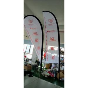 Bandera Publicitaria de <span class=keywords><strong>Playa</strong></span> - Logotipo/Diseño Personalizado para Ferias Comerciales/Promoción de Eventos - Product Image 2