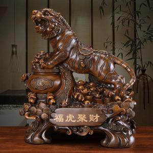 Estatua de Tigre de Resina Pintada a Mano, Regalo de <span class=keywords><strong>Año</strong></span> Nuevo <span class=keywords><strong>Chino</strong></span> 2025, Figura Decorativa - Product Image 2
