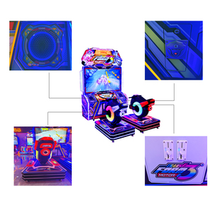 Máquina de Arcade de Carreras de Motos Metálica Transformable en Oferta, Máquina de Juego Operada con Monedas para Dos Jugadores, Soporte en Inglés para el Juego - Product Image 1